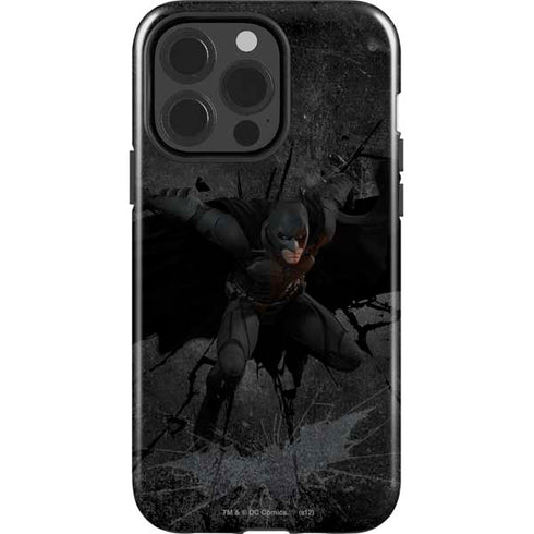 DC Comics The Dark Knight in Action iPhone 15 Pro Impact Case